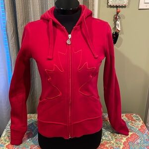 It’s Fun To Be Canadian Red Zip Up Hoodie Sweatshirt 🇨🇦 🍁